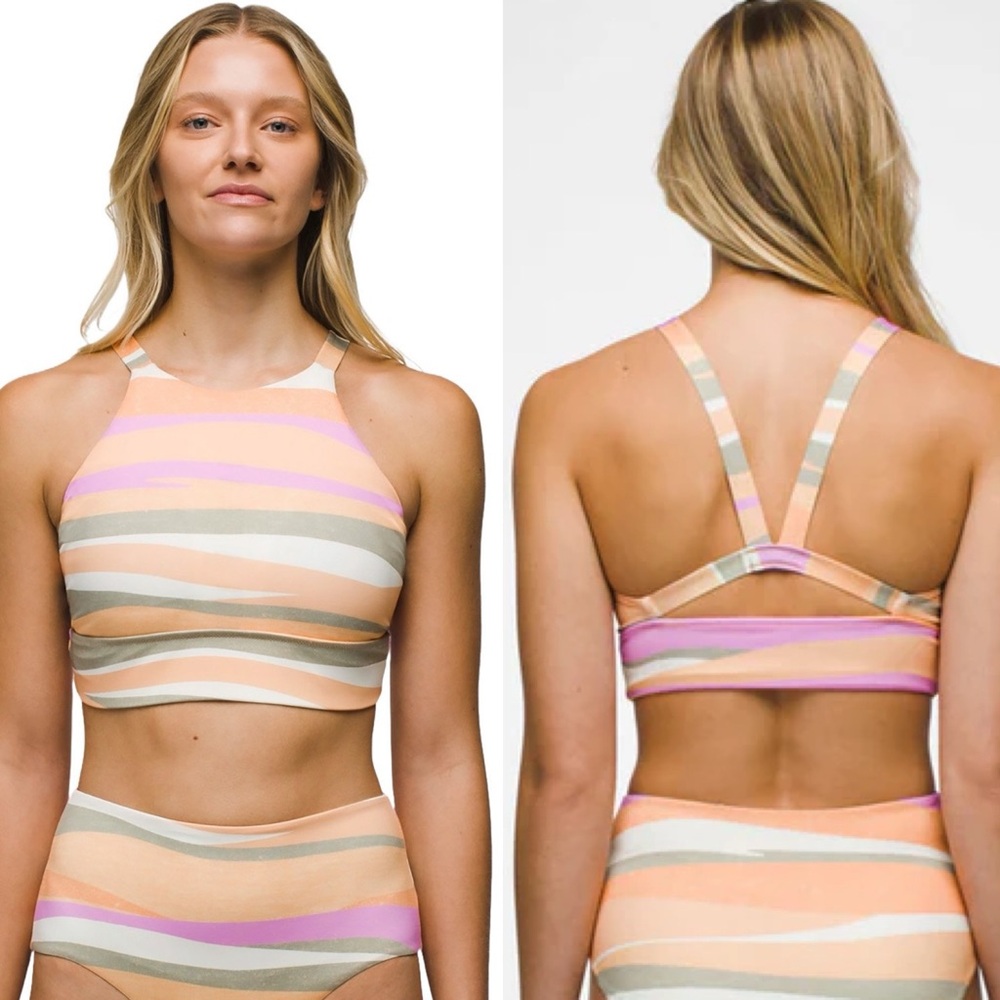 Prana | Marine Street Swim Bikini Top in Waves‎ Sz. XL